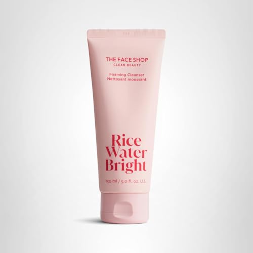 The Face Shop Rice Water Bright Foaming Facial Cleanser with Ceramide, Gentle Face Wash for Hydrating & Moisturizing, - PrimeBioHealth - canada supplements