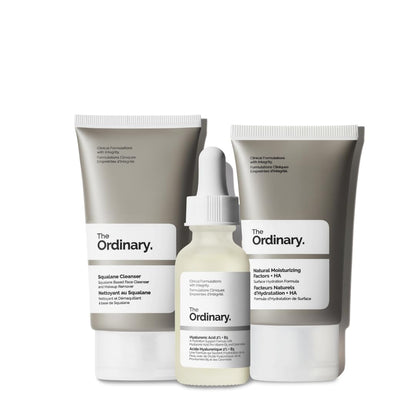 The Ordinary The Daily Set, Daily Skincare Routine with Squalane Cleanser, Hyaluronic Acid 2% + B5, and Natural Moisturizing Factors + HA | Skin Care Set - PrimeBioHealth - canada supplements