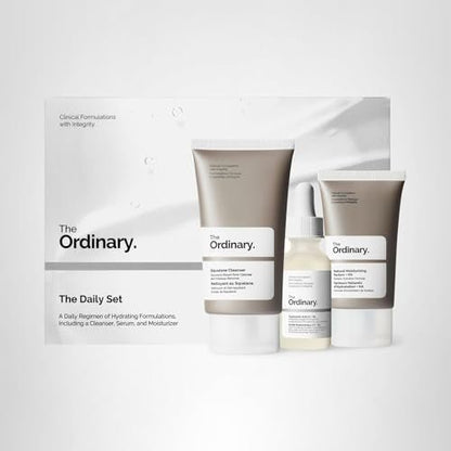 The Ordinary The Daily Set, Daily Skincare Routine with Squalane Cleanser, Hyaluronic Acid 2% + B5, and Natural Moisturizing Factors + HA | Skin Care Set - PrimeBioHealth - canada supplements