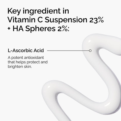 The Ordinary Vitamin C Suspension 23% + Hyaluronic Acid Spheres 2%, Serum with Pure L-Ascorbic Acid, 1 Fl Oz - PrimeBioHealth - canada supplements