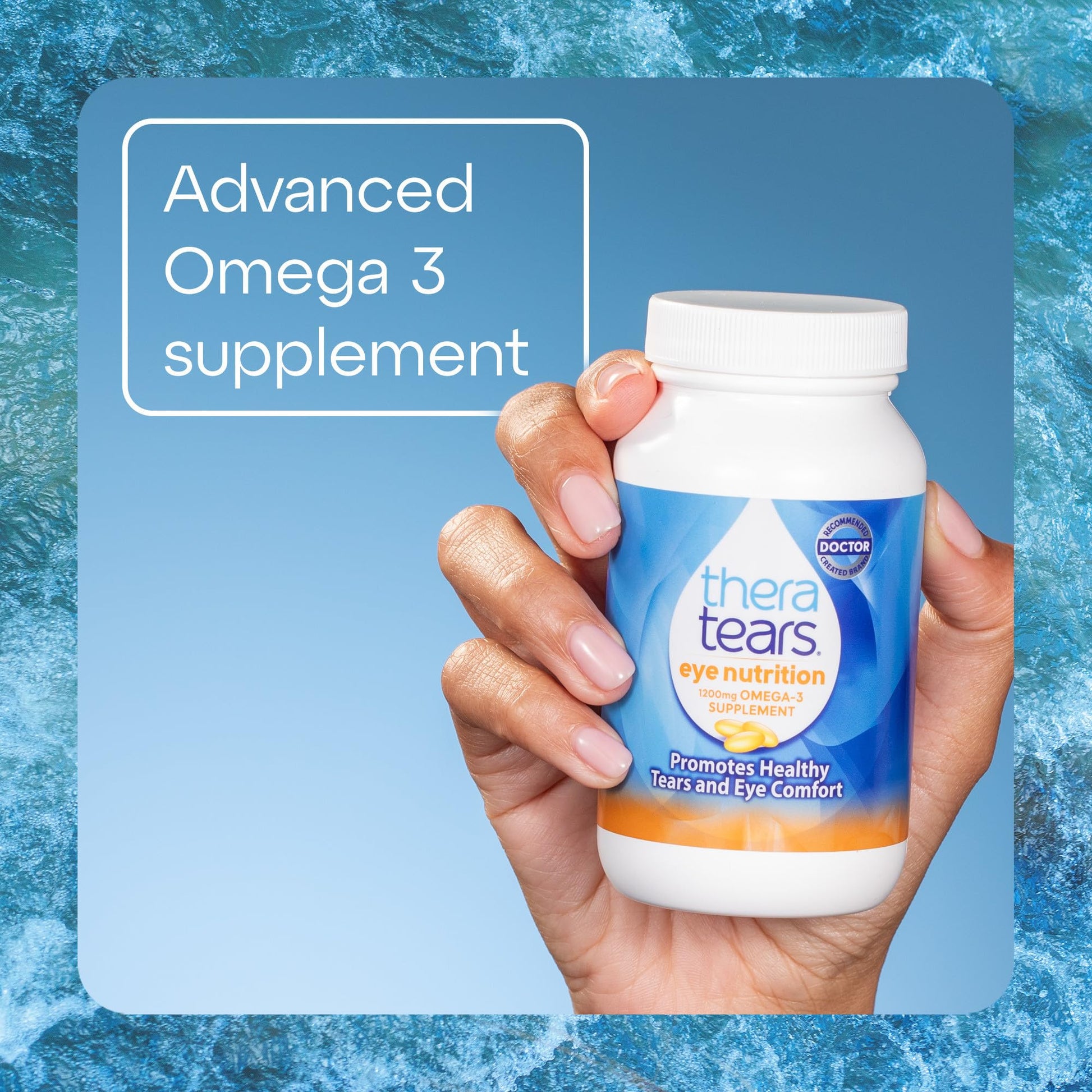 TheraTears Omega 3 Supplement, 1200mg, 90 ct (Pack of 1) - PrimeBioHealth - canada supplements