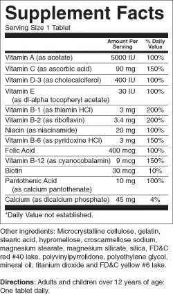 Therems Multiple Vitamin 130 Tabs
