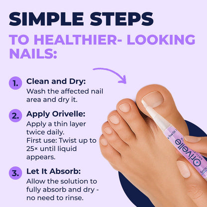 Toenail Care Pen - Extra Strength Toe Nail Remedy - Professional Nail Solution for Fingernail with Tea Tree Oil (Pack of 4) - PrimeBioHealth - canada supplements