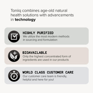 Toniiq 1300mg NAC - 4 Month Supply - Min. 98%+ Tested Purity - Ultra High Strength Bioavailable NAC Cysteine Supplement - 240 Vegetarian N Acetyl Cysteine - PrimeBioHealth - canada supplements