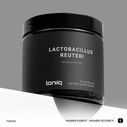 Toniiq 50 Billion CFU Lactobacillus Reuteri Probiotic 50mg per Serving - L Reuteri Probiotics - Highest CFU Count Lactobacillus Reuteri Probiotic - 60 Vegetarian Capsules - 60 Servings - PrimeBioHealth - canada supplements