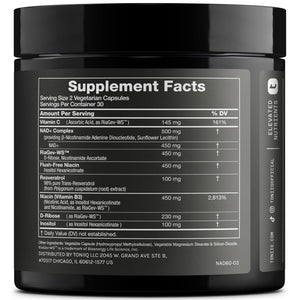 Toniiq Liposomal NAD+ and Resveratrol Supplement - 1500mg Ultra High Strength NAD Supplement - Clinically Studied Ingredients with Patented RiaGev-WS - PrimeBioHealth - canada supplements