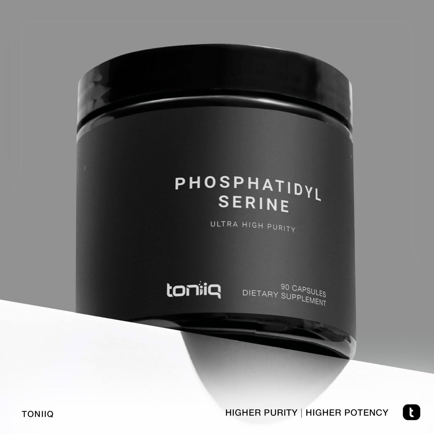 Toniiq Phosphatidylserine - 400mg Formula - World’s First 50% Purity - Highest Purity in the US - Soy Free Phosphatidylserine Supplement - PrimeBioHealth - canada supplements