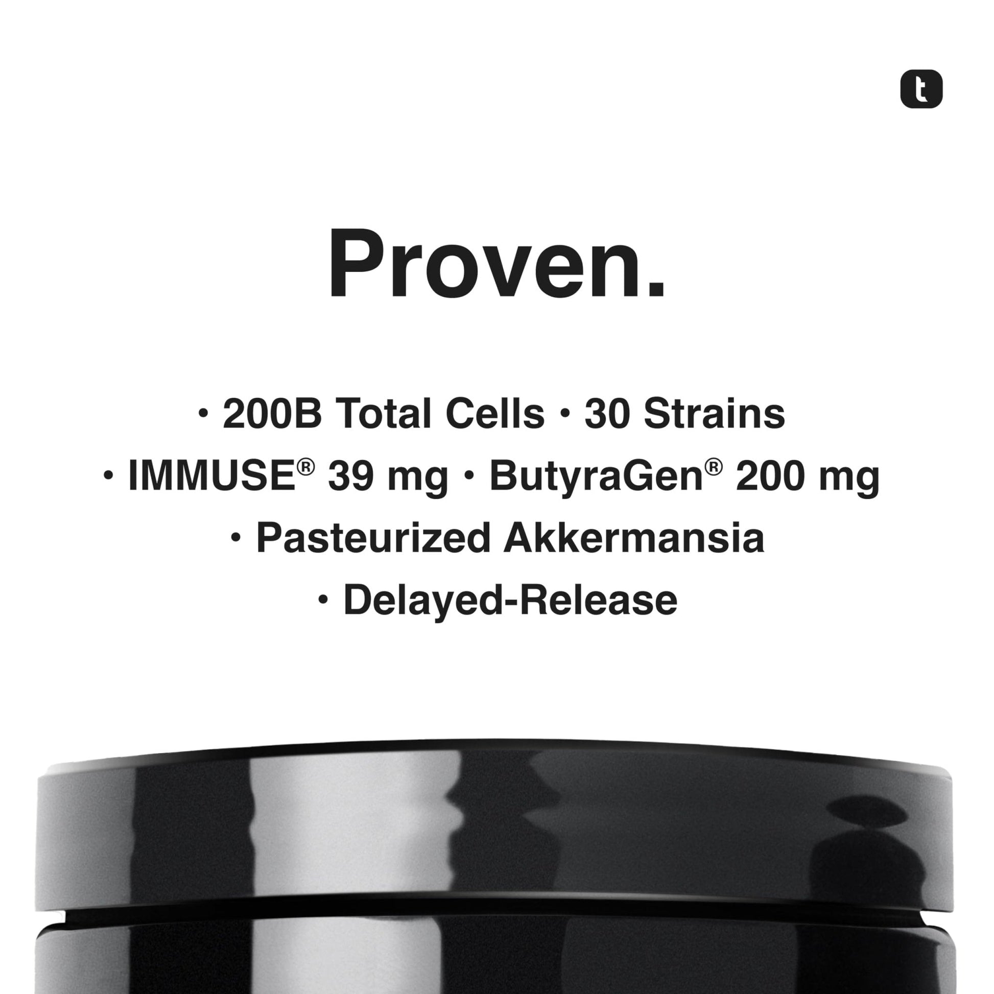 Toniiq Prebiotics and Probiotics – 200B CFU Synbiotic with Postbiotics IMMUSE® & ButyraGen® – 30 Strains for Gut & Digestive Health – Shelf-Stable - PrimeBioHealth - canada supplements