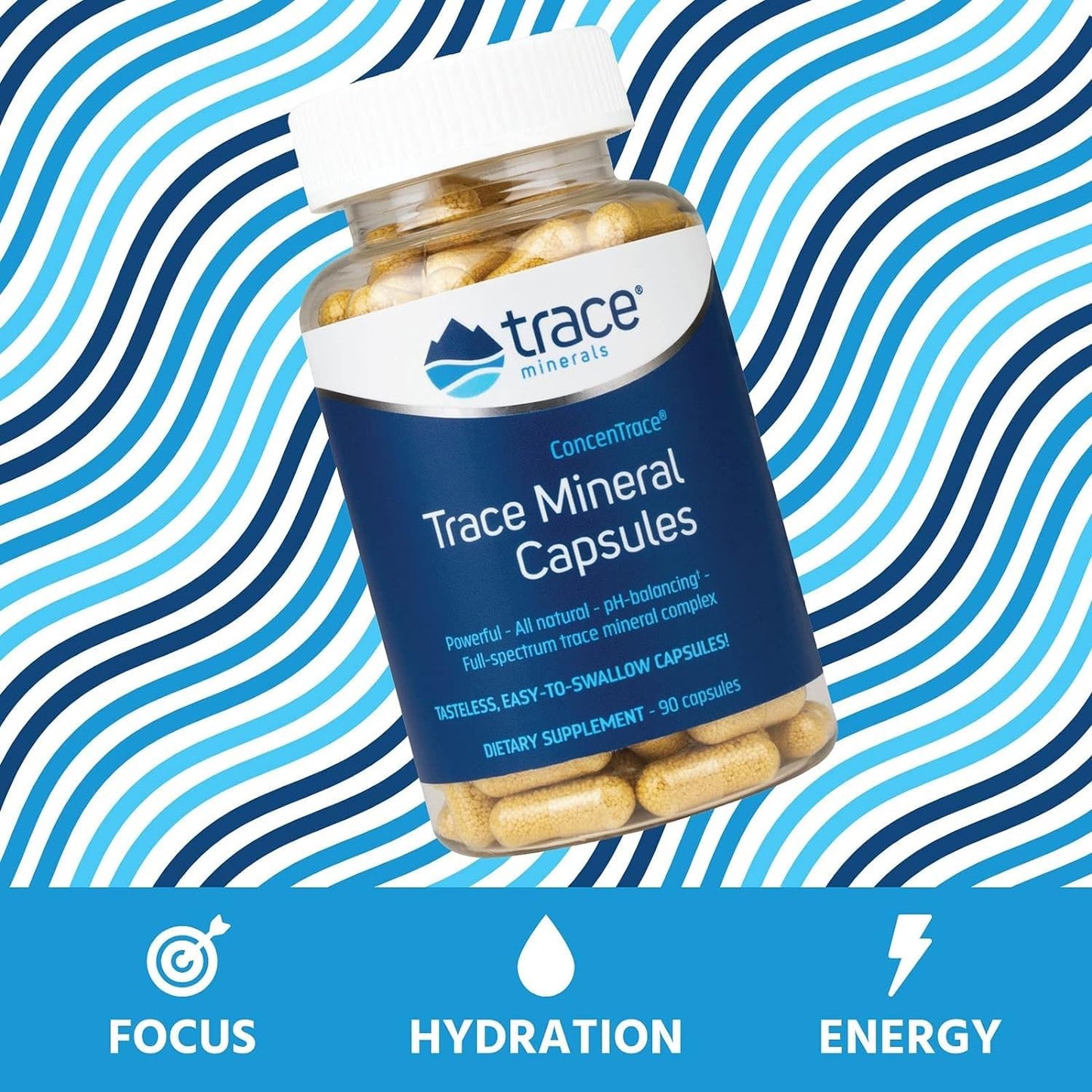 Trace Minerals ConcenTrace Trace Mineral Capsules - ConcenTrace Capsules for Overall Health - Bone Strength, Muscle Recovery & Energy Support - PrimeBioHealth - canada supplements