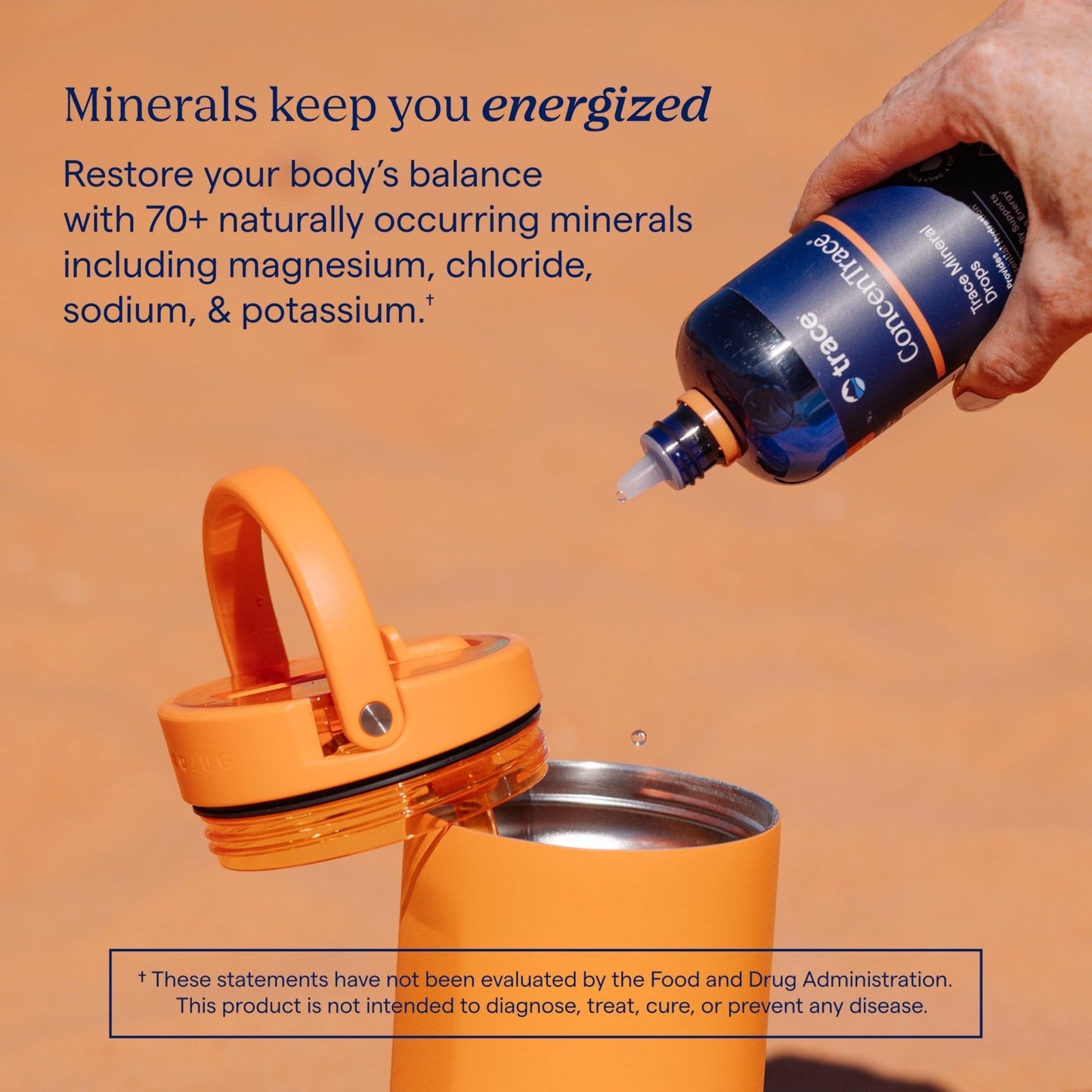 Trace Minerals ConcenTrace Trace Mineral Drops | Supports Energy, Digestion, Bone Health & Hydration, 70+ Ionic Trace Minerals w/Magnesium - PrimeBioHealth - canada supplements
