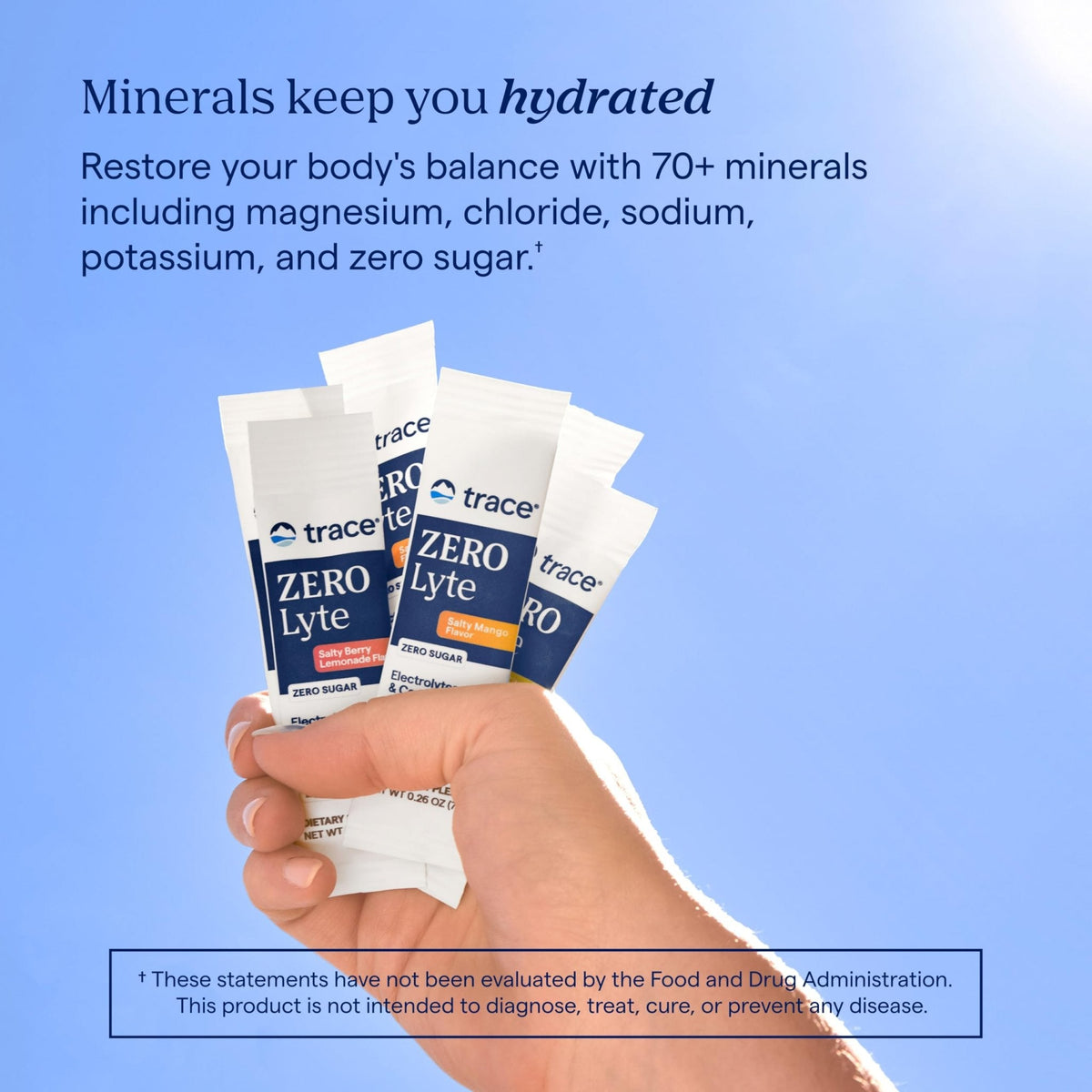 Trace Minerals ZeroLyte Salty Watermelon Flavor - Sugar Free Electrolyte Drink Mix - Supports Hydration, Energy, Stamina - Ancient Sea Salt, - PrimeBioHealth - canada supplements