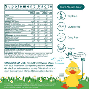True Grace True Littles Daily Kids Multi - 120 Pectin Gummies - Immune, Cognitive, Bone & Eye Support - Clinically Studied Lutemax Kids Lutein