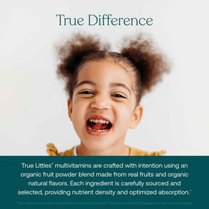 True Grace True Littles Daily Kids Multi - 120 Pectin Gummies - Immune, Cognitive, Bone & Eye Support - Clinically Studied Lutemax Kids Lutein