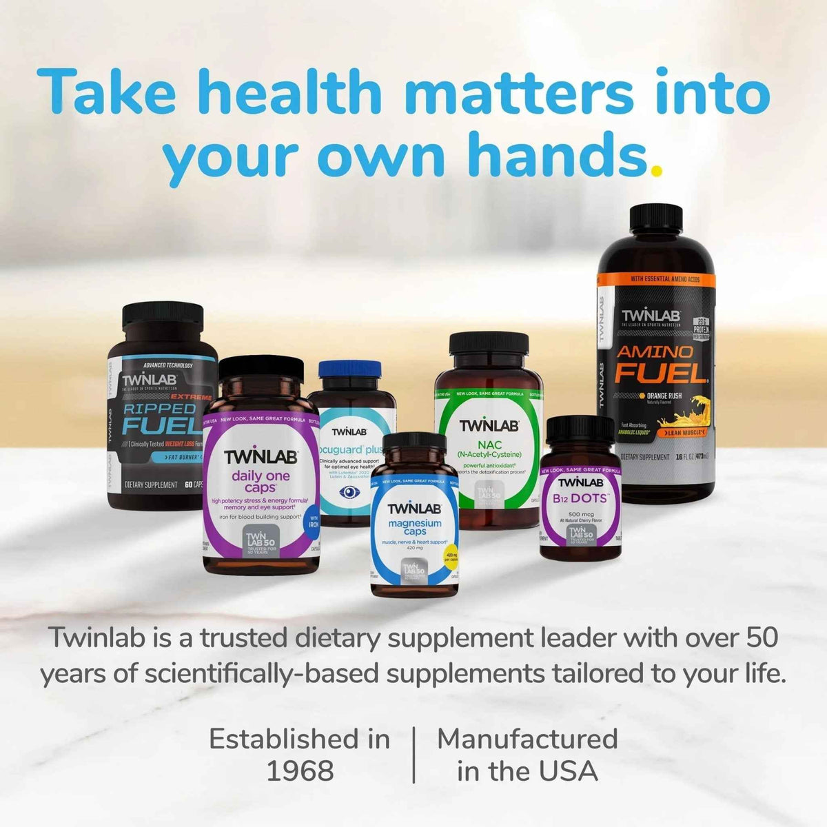 Twinlab Daily One Caps Without Iron - Nutritional Supplement with Zinc, B Vitamins, Magnesium, and More - 180 Capsules