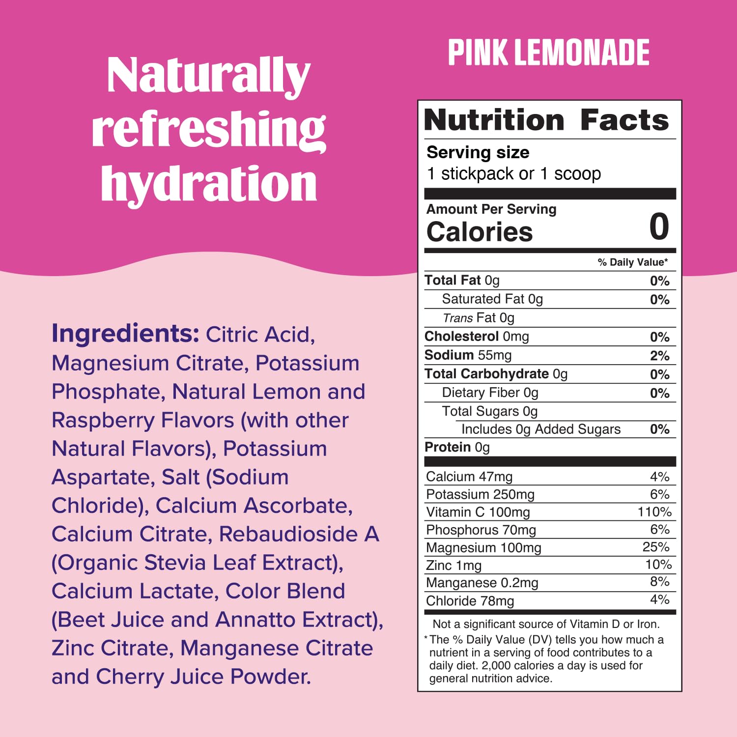 Ultima Replenisher Daily Electrolyte Powder Drink Mix – Pink Lemonade, 30 Servings Canister – Zero Sugar Hydration Powder with 6 Electrolytes & Minerals - PrimeBioHealth - canada supplements