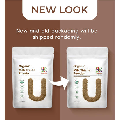 Unleash’d Organic Milk Thistle Powder 16oz – 100% Pure, Rich in Silymarin & Antioxidants, Supports Liver and Immune Health - PrimeBioHealth - canada supplements