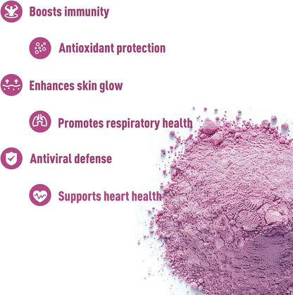UNLEASH'D ORGANIC Organic Elderberry Juice Powder 16 oz – 100% Pure Natural Superfood, Rich in Antioxidants & Vitamins - PrimeBioHealth - canada supplements