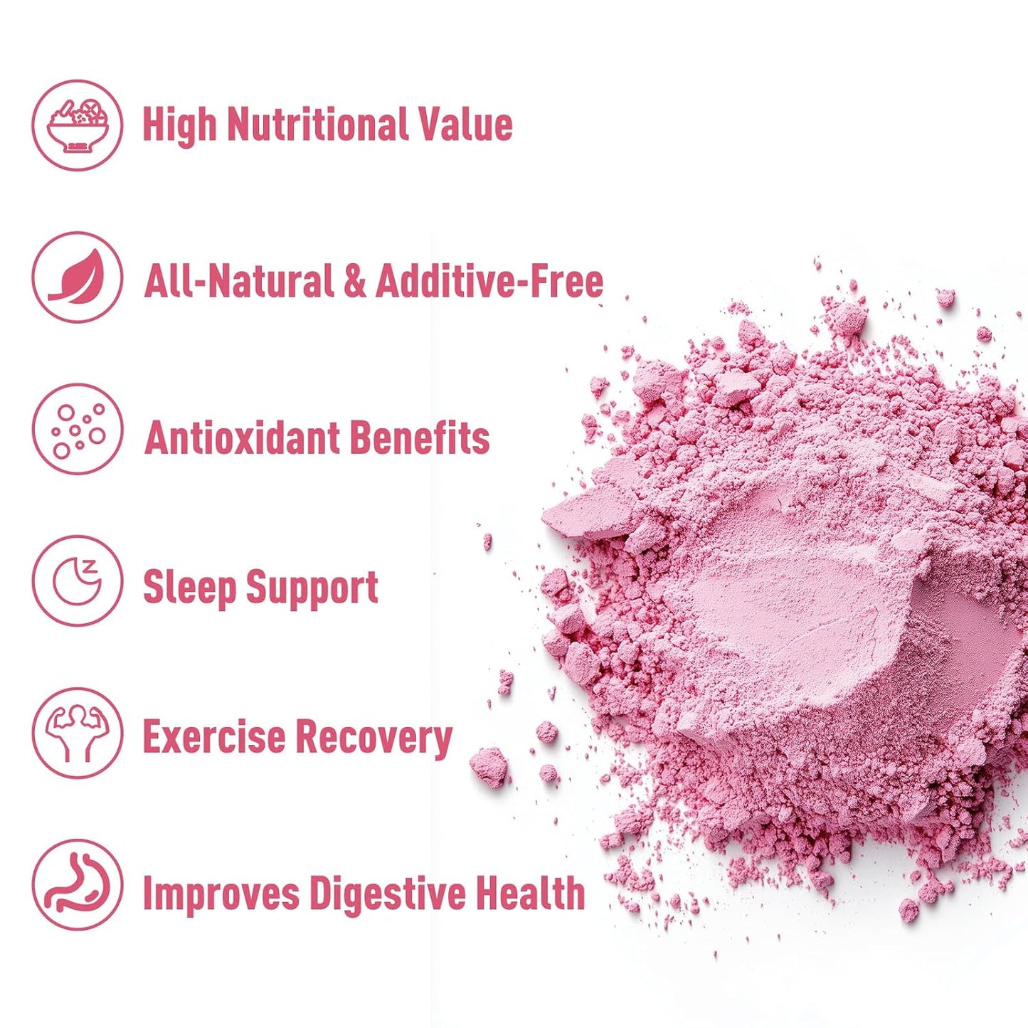 UNLEASH'D ORGANIC Organic Tart Cherry Juice Powder 16 oz – 100% Pure Natural Superfood, Rich in Antioxidants & Vitamins - PrimeBioHealth - canada supplements