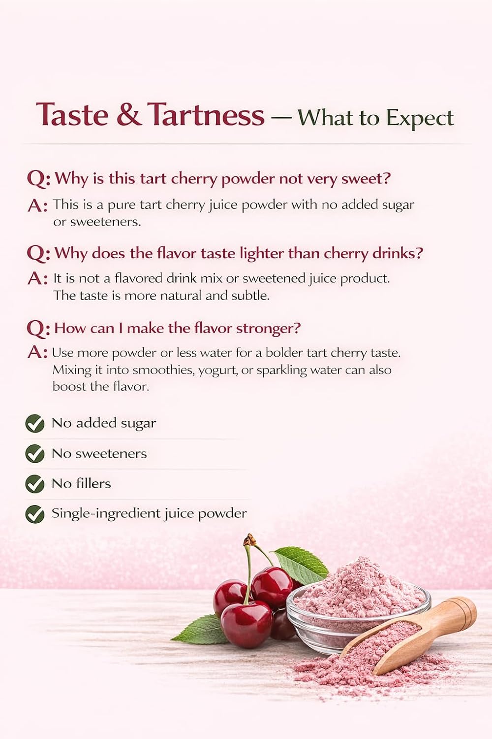UNLEASH'D ORGANIC Organic Tart Cherry Juice Powder 16 oz – 100% Pure Natural Superfood, Rich in Antioxidants & Vitamins - PrimeBioHealth - canada supplements