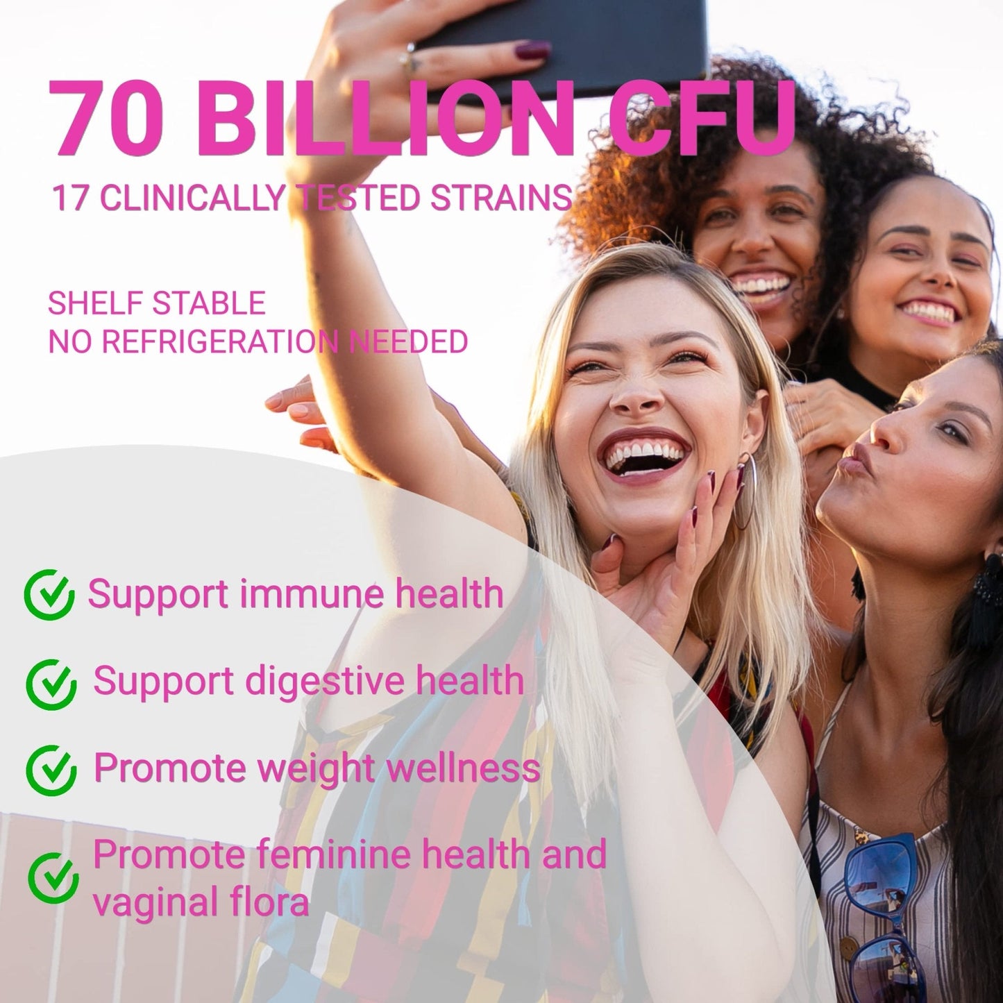 UpNourish Probiotics, Caviar Collagen with Prebiotics for Women's Digestive, Skin Radiance, and Feminine Health with Cranberry - PrimeBioHealth - canada supplements