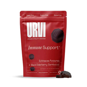 URVI® Immune Support Gummies - Vitamin C, D3 K2, E, Niacin, Zinc & Selenium with Elderberry & Echinacea