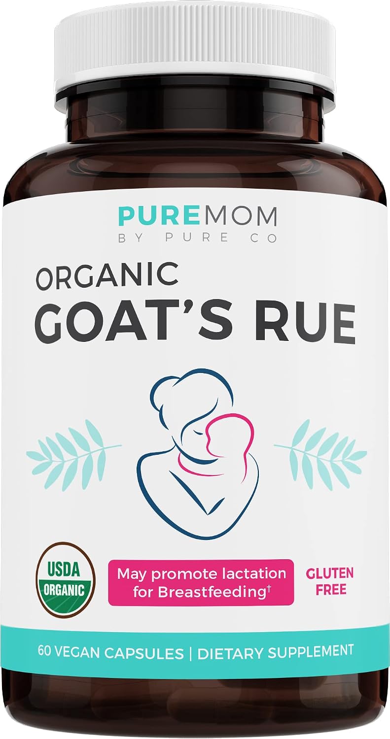 USDA Organic Goat's Rue - Increase Milk Supply for Breastfeeding & Herbal Lactation Support - Aid for Mothers - Non-GMO Goats Rue Lactation Supplement - 60 Vegan Capsules (No Pills, Tea, or Cookies) - PrimeBioHealth - canada supplements