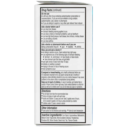 Vanquish Headache Relief, Acetaminophen, Aspirin, Caffeine, 100 Caplets, Packaging May Vary