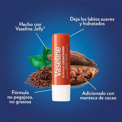 Vaseline Lip Therapy Cocoa Butter Twin Pack - PrimeBioHealth - canada supplements