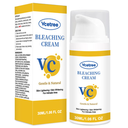Vcetree Skin Bleaching Cream Skin Lightening for Body Intimate Areas, Private Parts, Underarm, Knees, Elbows, Inner Thigh, Bikini Area - PrimeBioHealth - canada supplements