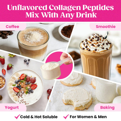 Venture Pal Multi Collagen Powder Type I, II, III, V, X – Hydrolyzed Collagen Peptides MSM, GC, Hyaluronic Acid Vitamin C | Collagen Supplement for Women - PrimeBioHealth - canada supplements