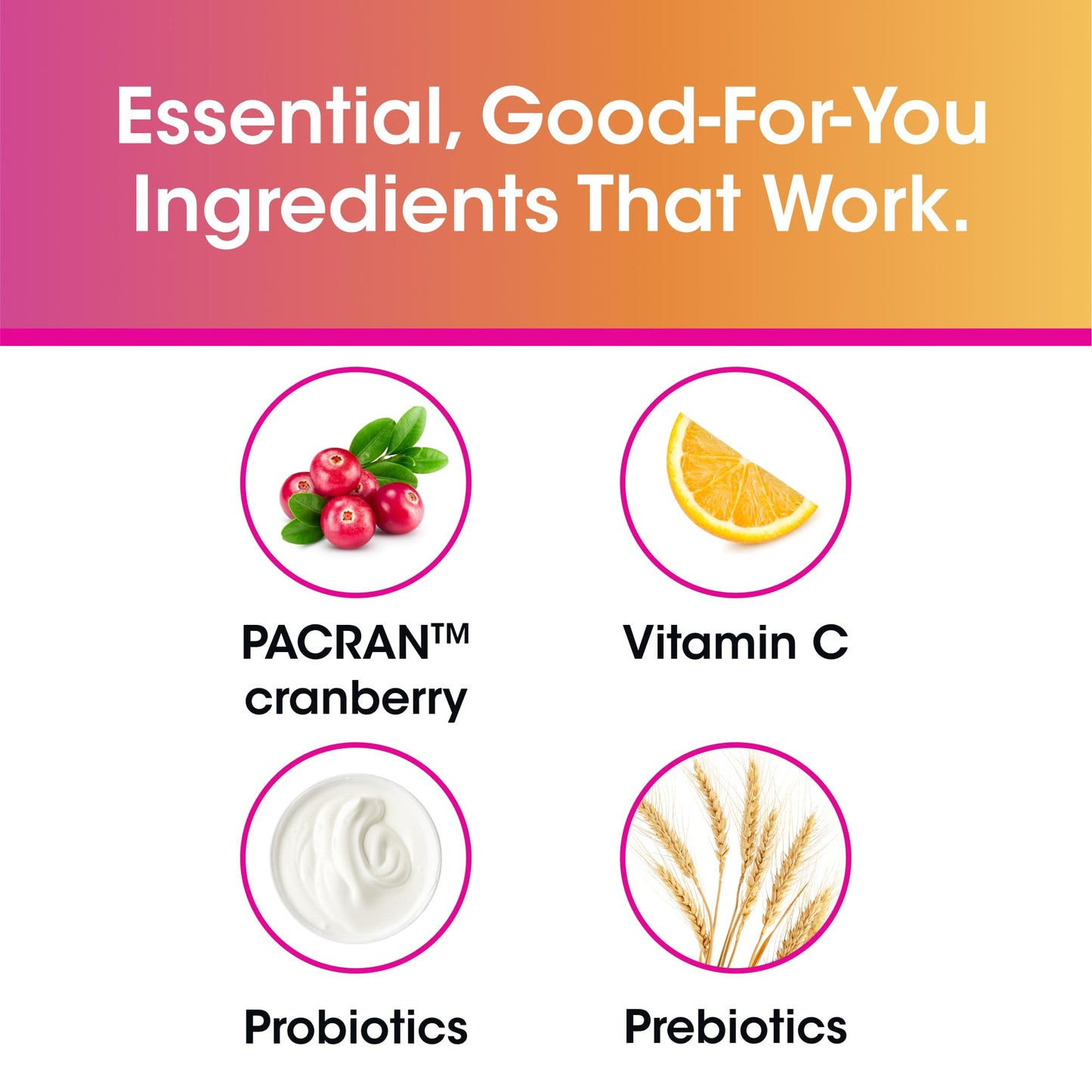 vH essentials Probiotics with Prebiotics and Cranberry Feminine Health Supplement - 60 Capsules - PrimeBioHealth - canada supplements