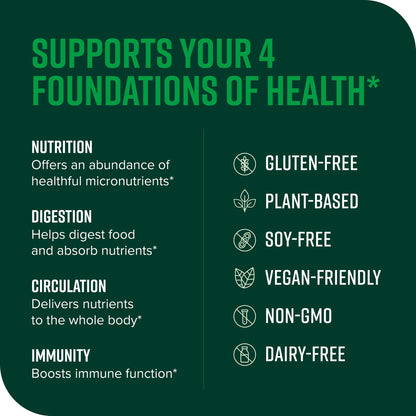 Vibrant Health, Green Vibrance, Vegan Superfood Powder, Boost Energy, 60 Servings - PrimeBioHealth - canada supplements