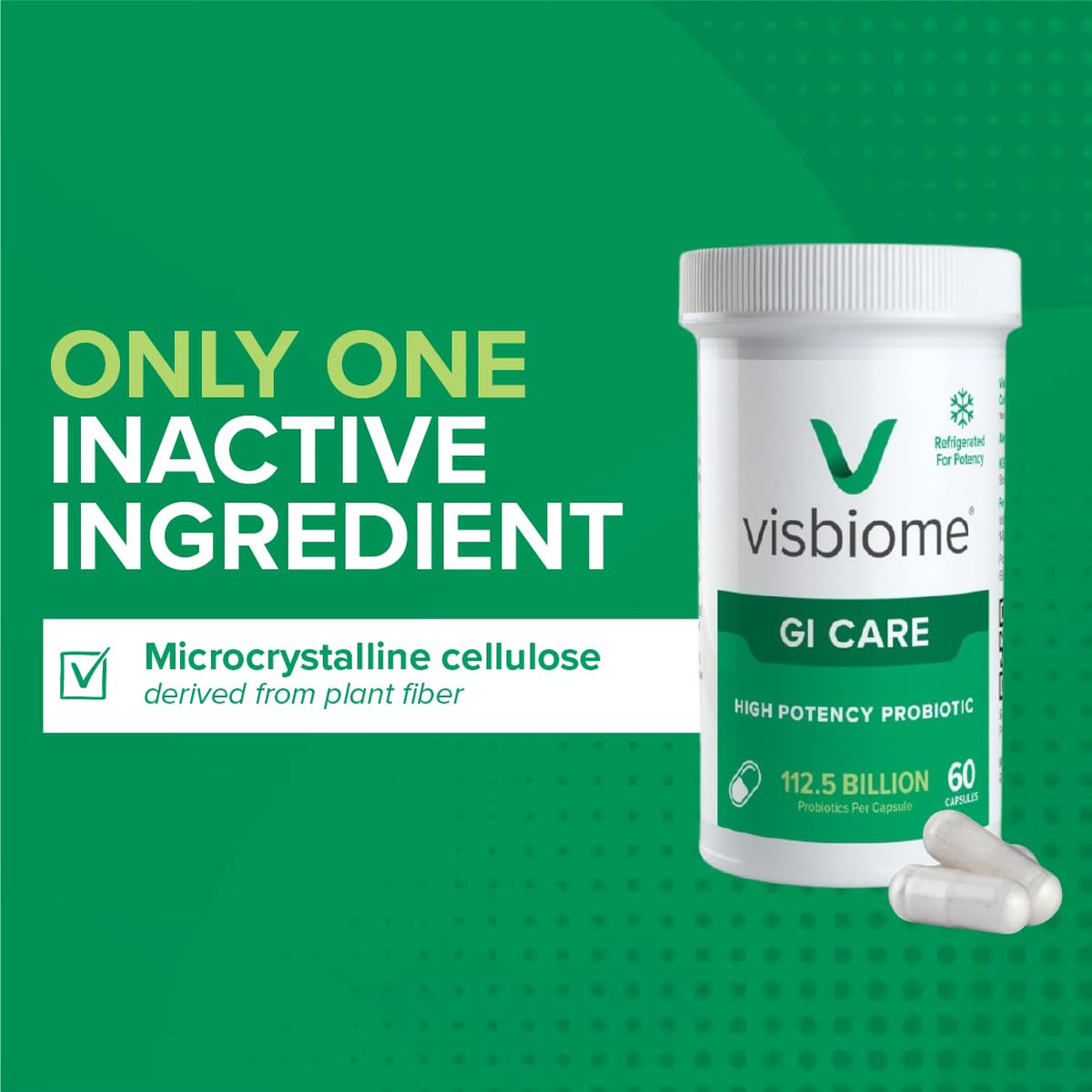 Visbiome® GI Care - High Potency Probiotic - 112.5 Billion CFU Live Probiotics, Original De Simone Formulation - PrimeBioHealth - canada supplements