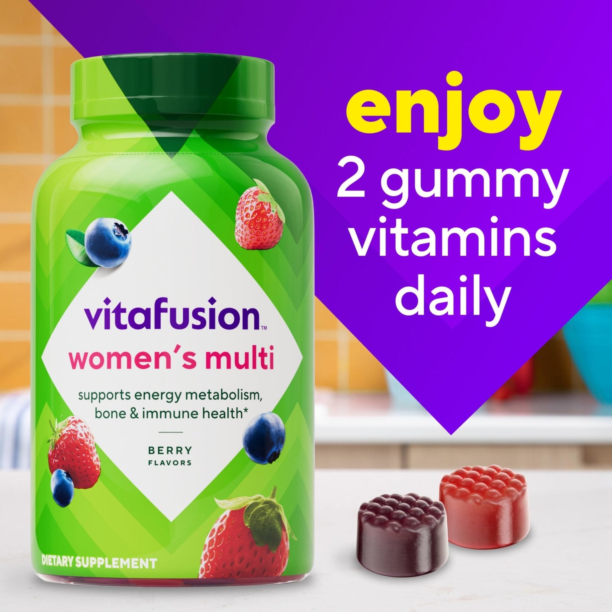 Vitafusion Adult Gummy Vitamins for Women, 120 Count - PrimeBioHealth - canada supplements