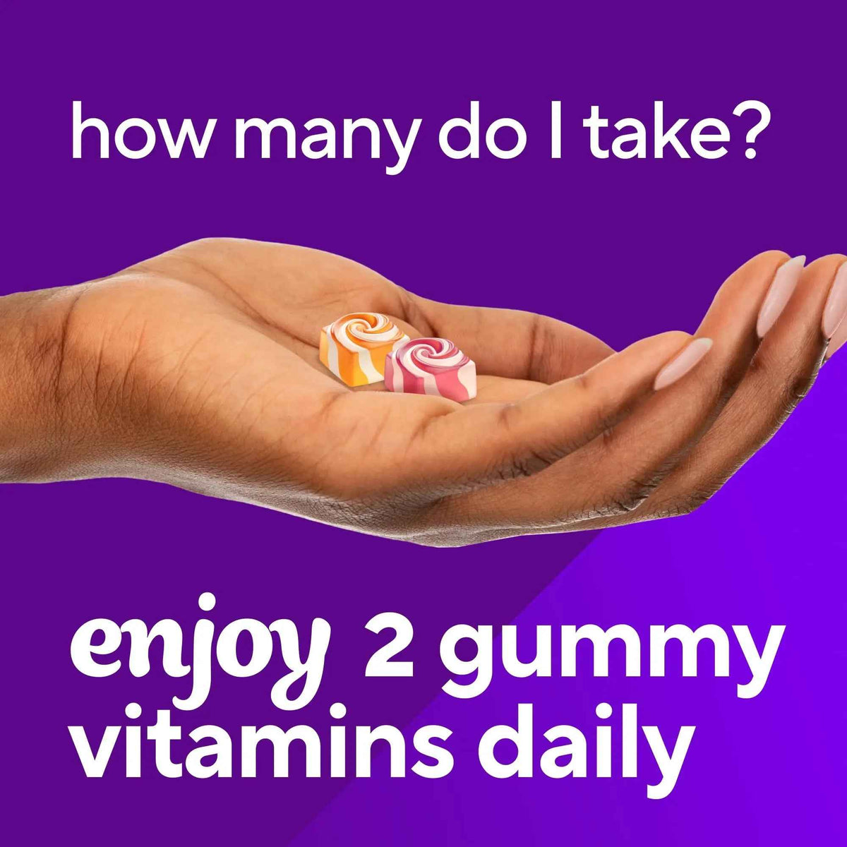 vitafusion Chewable Calcium Gummy Vitamins for Bone and Teeth Support, Calcium Gummies, Fruit and Cream Flavor, 100 Count, 50 Day Supply