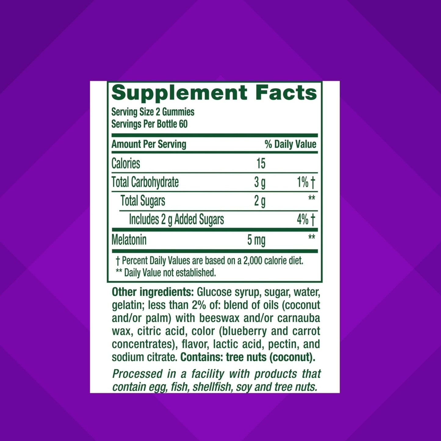 Vitafusion Extra Strength Melatonin Gummy Vitamins, 5mg, 120 ct Gummies - PrimeBioHealth - canada supplements