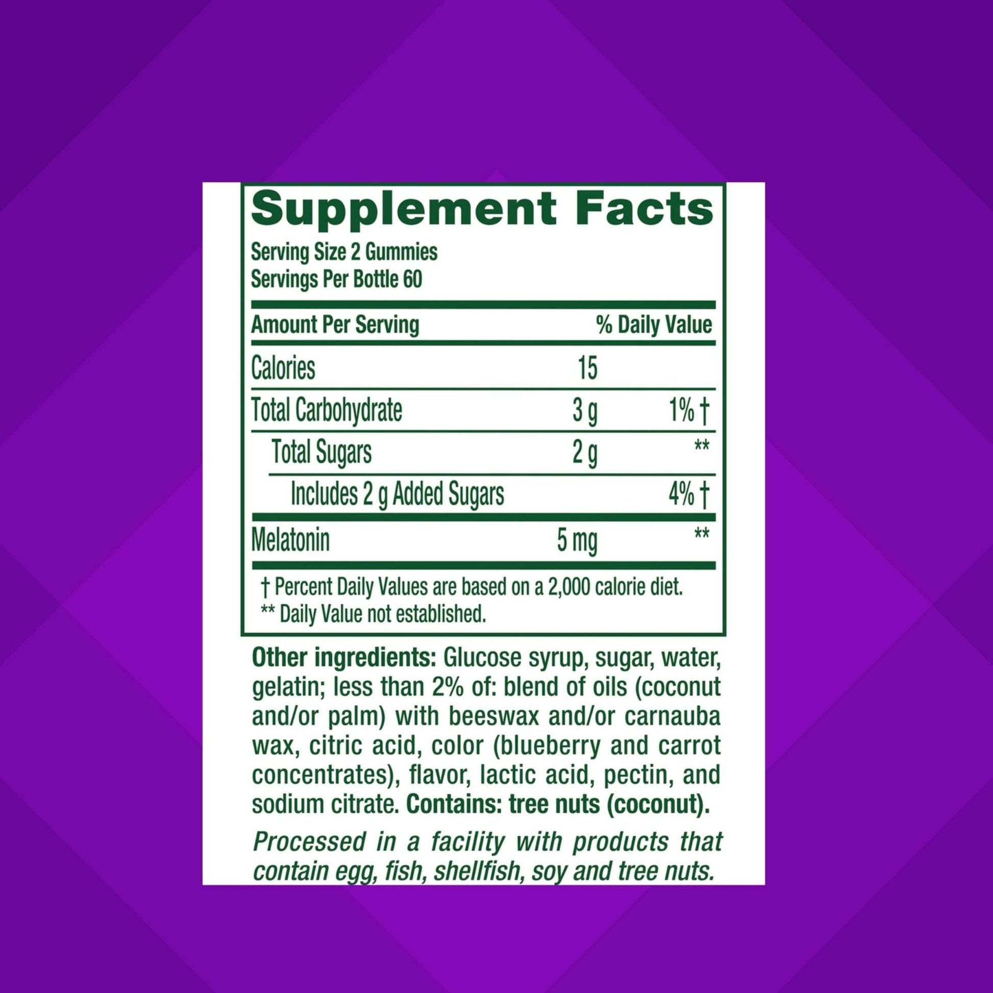 Vitafusion Extra Strength Melatonin Gummy Vitamins, 5mg, 120 ct Gummies - PrimeBioHealth - canada supplements