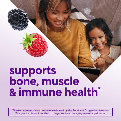 vitafusion Vitamin D3 Gummies, Bone and Immune Support, Peach, Blackberry, Strawberry Flavored - PrimeBioHealth - canada supplements