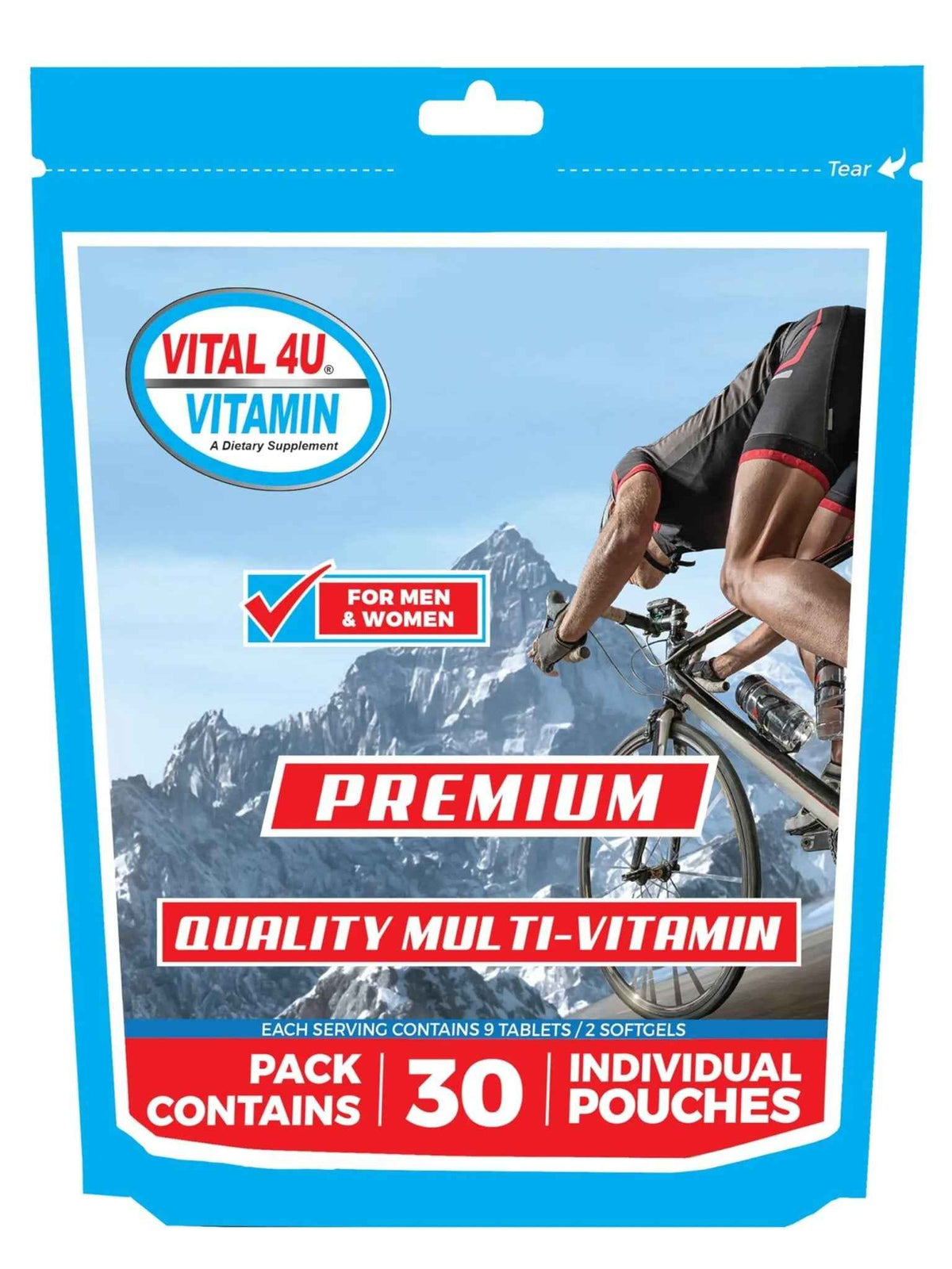 VITAL 4U® Vitamin - Premium Multivitamin for Men and Women | Supports Immune System, Energy, Heart Health