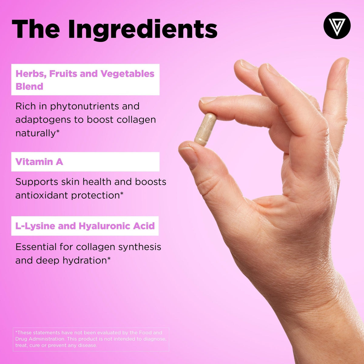 Vital Vitamins Vegan Collagen Booster - with Silica and Hyaluronic Acid - Plant-Based Collagen Supplements - PrimeBioHealth - canada supplements
