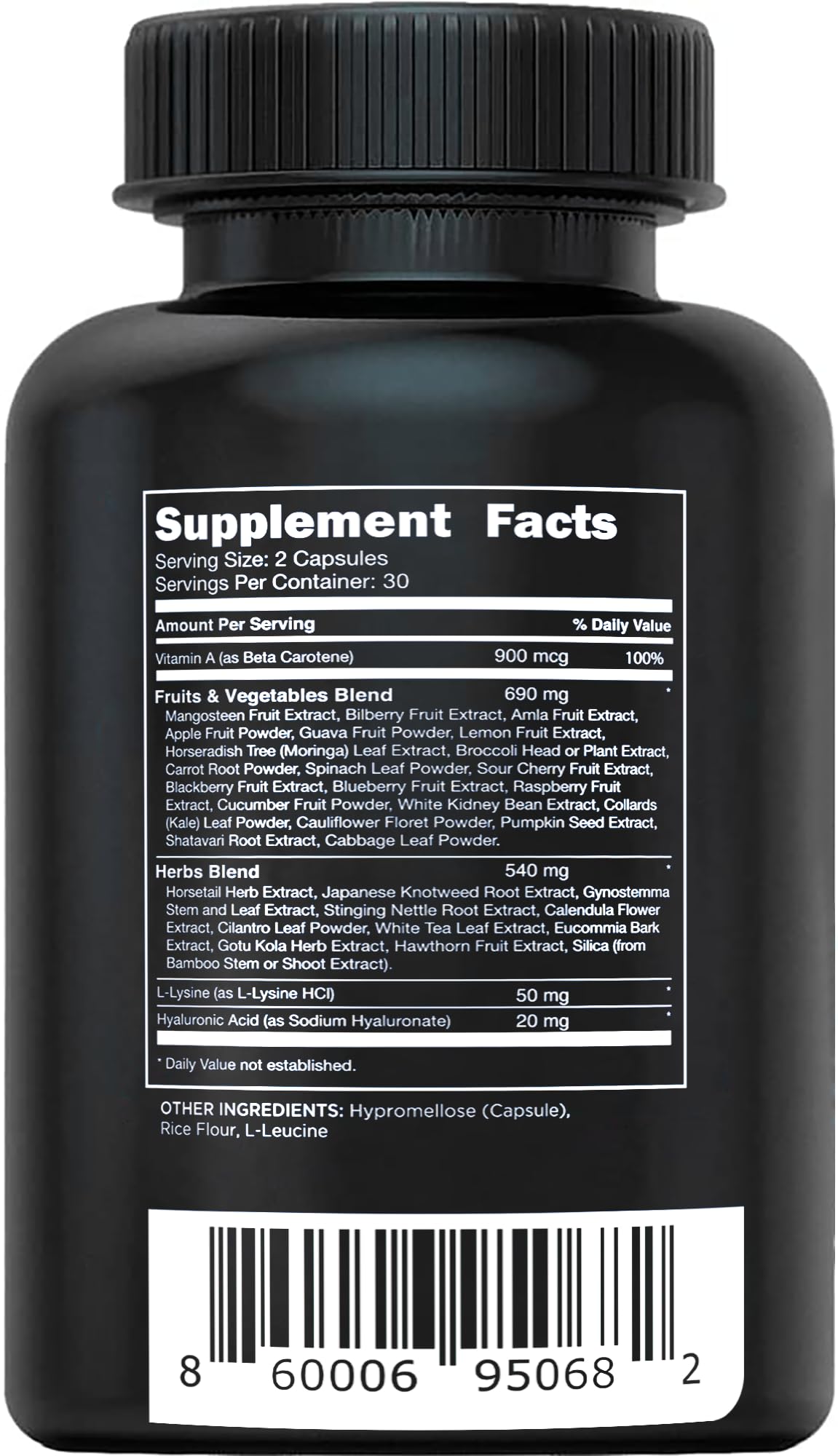 Vital Vitamins Vegan Collagen Booster - with Silica and Hyaluronic Acid - Plant-Based Collagen Supplements - PrimeBioHealth - canada supplements