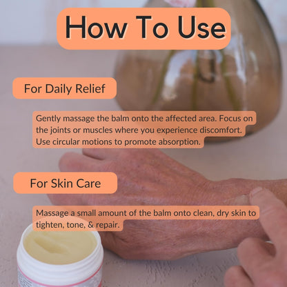 Vitality Extracts Frankincense Balm - 2oz, Boswellia Serrata, Beeswax, Olive Oil, Moisturizer for Dry, Cracked Skin, All Skin Types - PrimeBioHealth - canada supplements