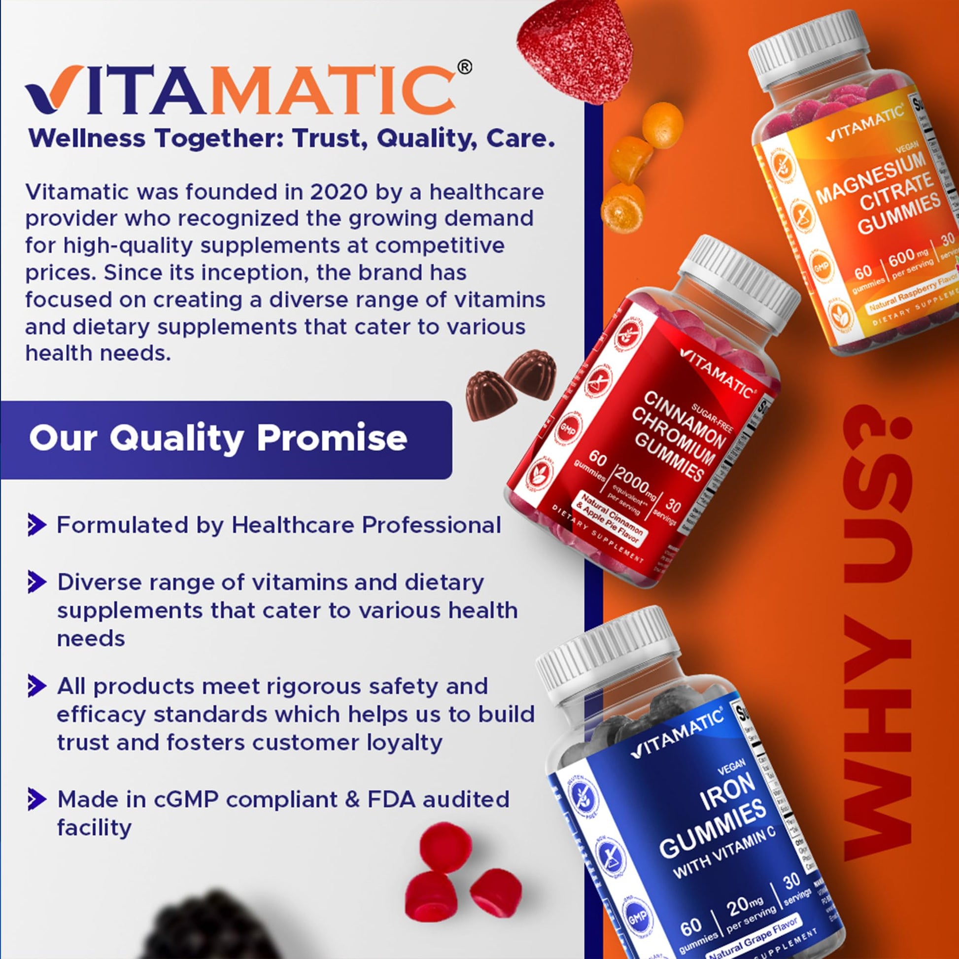 Vitamatic Sugar Free Melatonin 60 mg - 60 Vegetarian Gummies - Non-Habit Forming Supplement - PrimeBioHealth - canada supplements