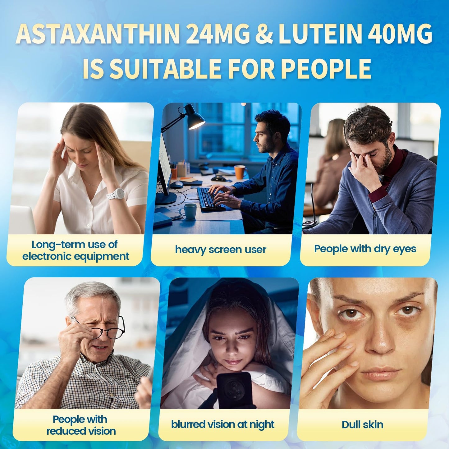 VivoNu 14-in-1 Astaxanthin 24mg & Lutein 40mg with Zeaxanthin Supplements, 6 Month Supply, Fresh Microalgae Source, Gluten Free Non-GMO, Supports Eye - PrimeBioHealth - canada supplements