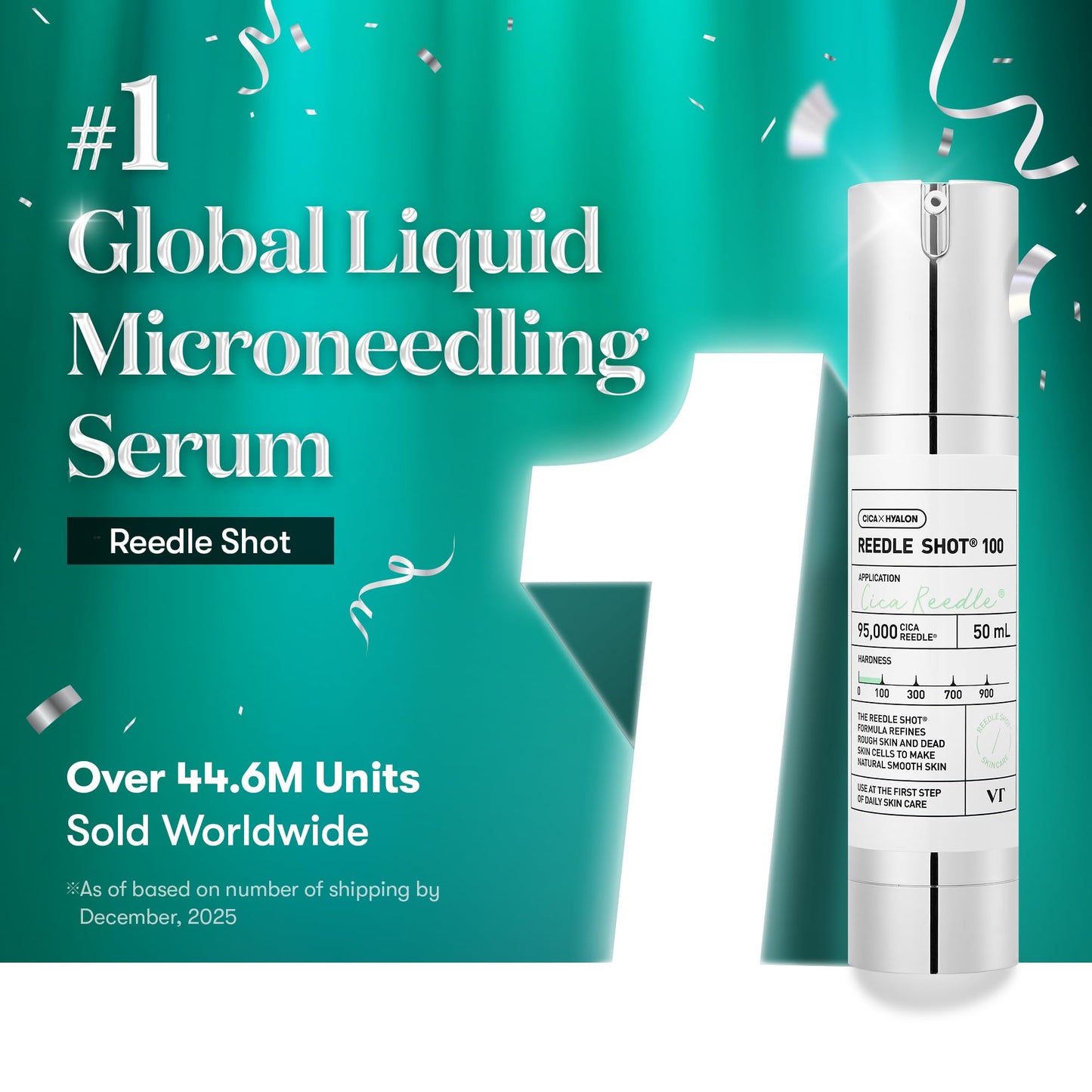 VT COSMETICS CICA Reedle Shot 100, Spicule Microneedling Serum for Pore Care & Exfoliation, Exosome, Centella Asiatica for Glass Skin - PrimeBioHealth - canada supplements
