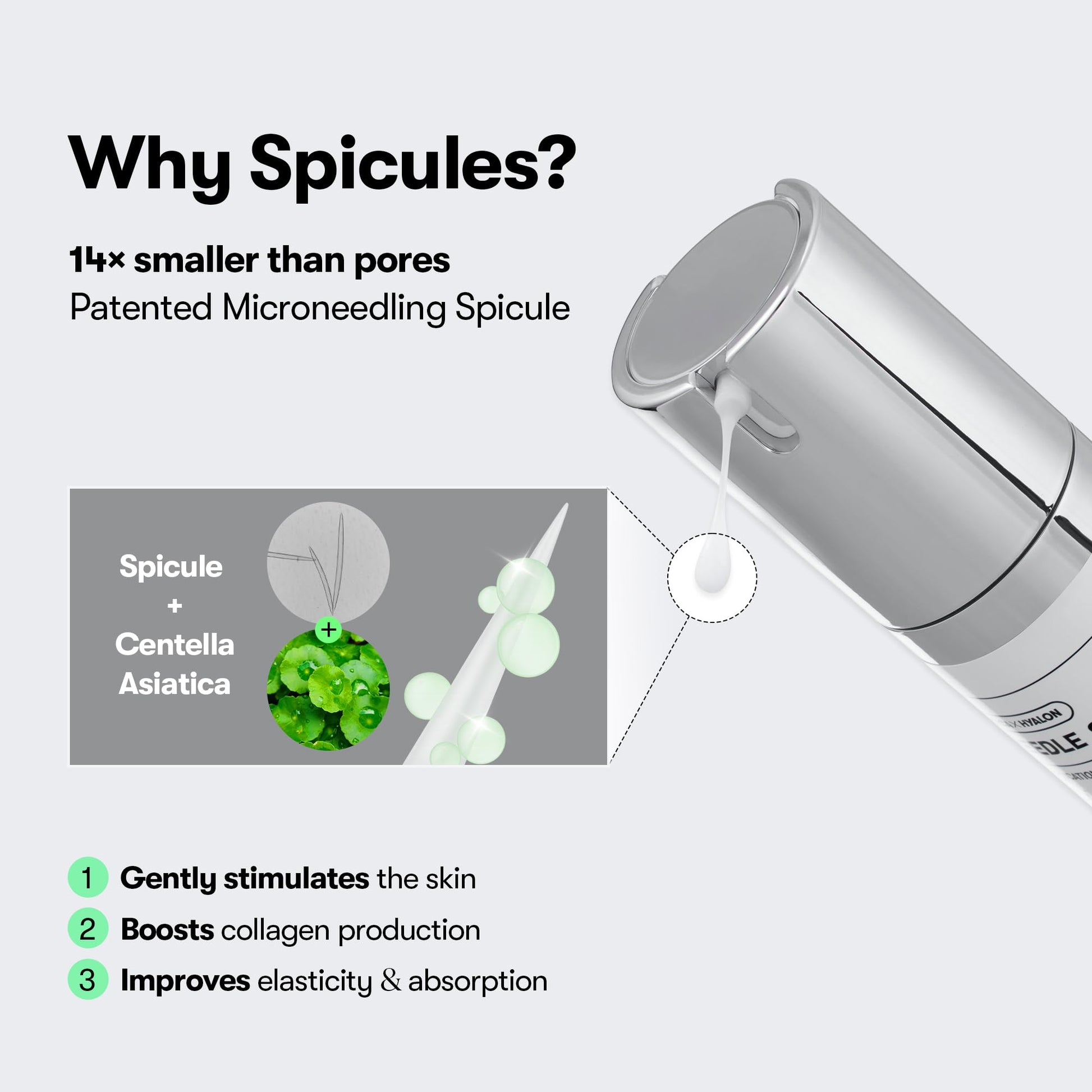VT COSMETICS CICA Reedle Shot 100, Spicule Microneedling Serum for Pore Care & Exfoliation, Exosome, Centella Asiatica for Glass Skin - PrimeBioHealth - canada supplements
