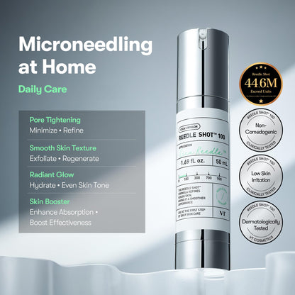 VT COSMETICS CICA Reedle Shot 100, Spicule Microneedling Serum for Pore Care & Exfoliation, Exosome, Centella Asiatica for Glass Skin - PrimeBioHealth - canada supplements