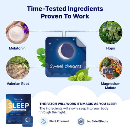 Wellamoon Sleep Patches & Lulutox Sleep Tea Bundle (28 Patches & 28 Servings) - PrimeBioHealth - canada supplements
