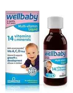 Wellbaby Multi-Vitamin Liquid 14 Vitamins and Minerals 150ml