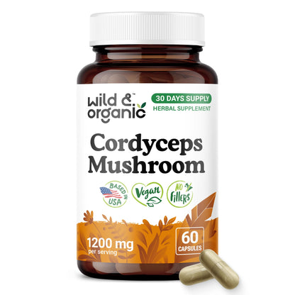 Wild & Organic Cordyceps Mushroom Tincture - Energy & Immune Support - Cordyceps Sinensis Extract Supplement - Liquid Mushroom Drops - Add to Tea & Mix with Powder - Sugar & Alcohol-Free - 4 fl oz - PrimeBioHealth - canada supplements